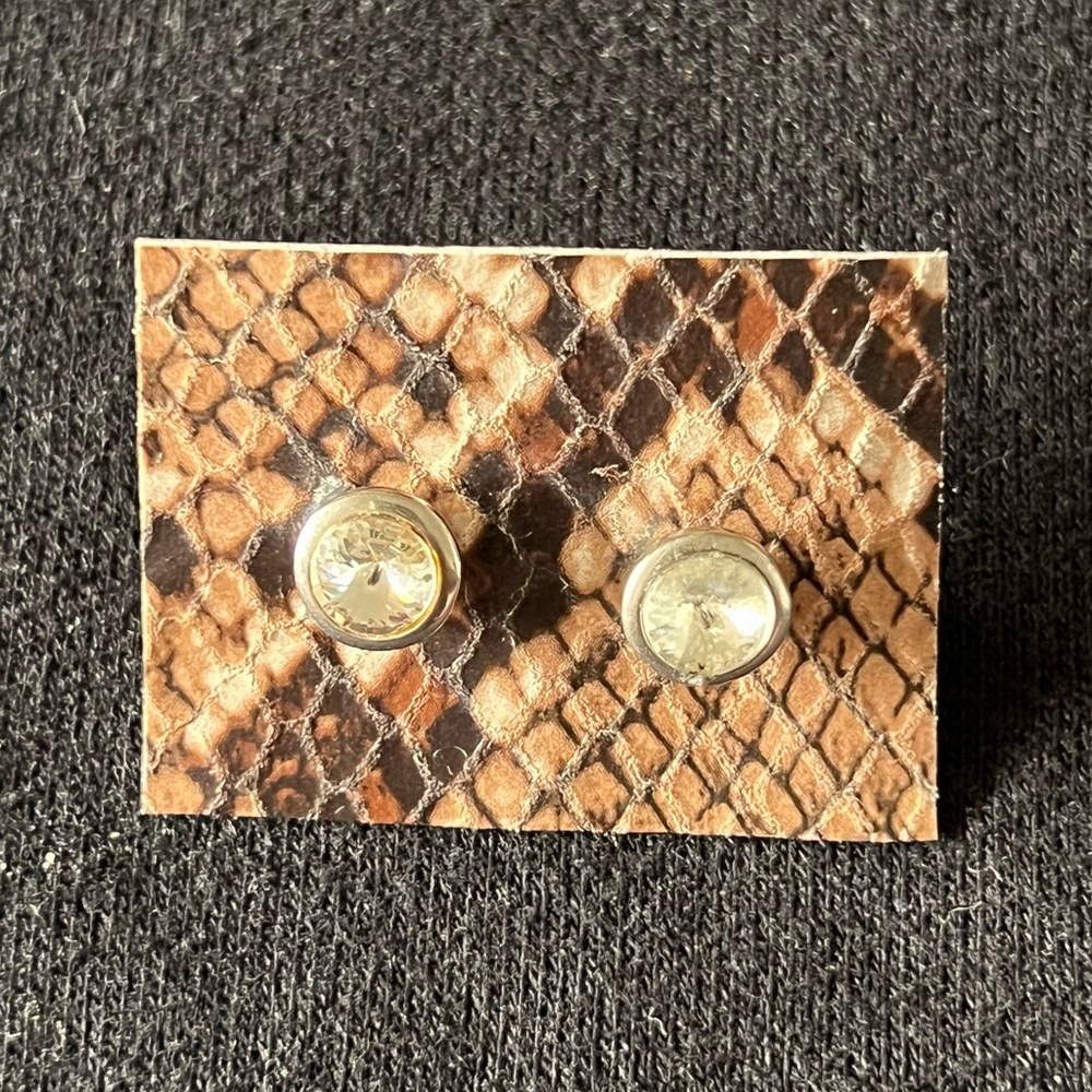 Cubic Zirconia Stud Earrings
